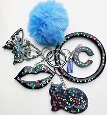 Hearted Cat Resin Keychain Bracelet Set picture