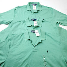 Vintage 90's Polo Ralph Lauren Men's Classic Polo Shirt - Lot of 3 NWT Sz XL NOS picture