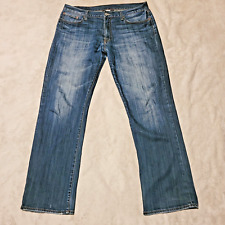 Lucky Brand Jeans Mens Size 34 Vintage Straight Stretch Cotton Blend Blue *Read* picture