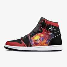 Custom Naruto Shippuden Naruto Rage Air JD1 Anime Shoes Mid Top Sneakers picture