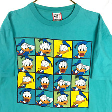 Vintage Donald Duck Disney T-Shirt Size XL Cartoon Single Stitch Made In Usa 90s picture