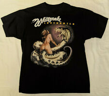 Vintage Whitesnake LOVEHUNTER Tour Concert Black Men S-5XL Cotton T-shirt VN740 picture