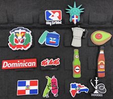 DOMINICAN CHARMS FOR CROCS 14Pcs. Different Designs. For Adults and kids picture