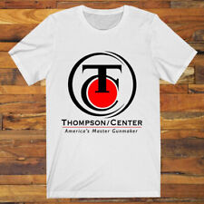 Thompson Center Gunmaker Logo Guns Firearms Men's White T-Shirt S-5XL picture