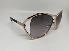 Tom Ford Marta TF 1091 28B Sunglasses Gold Grey Gradient Butterfly 62-16-120mm picture