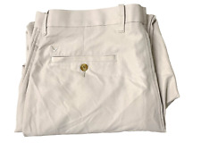 Callaway Golf Pants Men 38x30 Light Gray 4 Pokt Shirt Grip Logo Lightwt Poly NEW picture