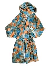 *NWT* Cat & Jack Boy's Size Med 8/10  Tie-Dye Hooded Plush Cozy Robe Y53 picture