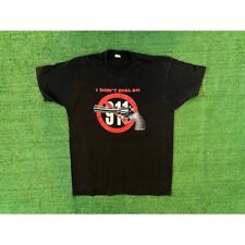 Vintage 80s “I dont dial 911” 44 Magnum Graphic Shirt Single Stitch XL 3D Emblem picture