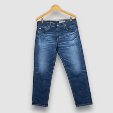 AG Adriano Goldschmied Womens 30R Blue Medium Wash Ex Boyfriend Slim Denim Jeans picture