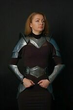 Medieval Knight Female Fantasy Costume steel Armor Lady Warrior Cosplay picture
