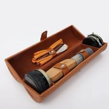 10-Piece Shoe Shine Kit-Polish Brush Set Kit withe PU Leather Sleek Elegant Case picture