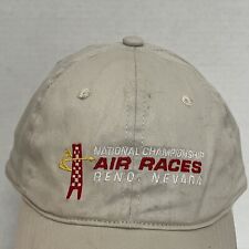 National Championship Air Races NV Hat Cap Beige Strap Back  Adjustable OSFM picture