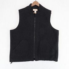 Filson Outfitter Vest Liner Mens XXL Black Heavyweight Wool Style 121 USA Made picture