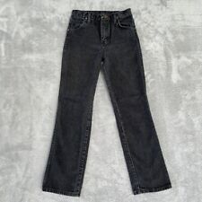 Vintage Wrangler Jeans Mens 27X28 (28X30 Tag) Black Cowboy Cut 13MWZSB Denim picture