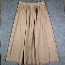 Vintage Norman Shirtmakers Skirt Womens 12 30 Beige Pleated A Line USA Made picture