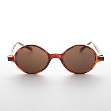 Mod Vintage Sunglasses Round Tortoise Frame and Brown Lens- Ashton picture