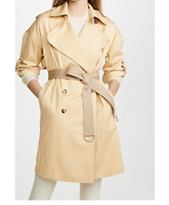 New Club Monaco ADJ Sleeve Trench Jacket in Chamomile - Size XL #C1940 picture