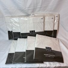 NEW Jos. A. Bank Men's Cotton Boxer Shorts size 42 White Lot Of 9 picture