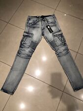 Waime Blue denim jean skinny fit size 40 picture