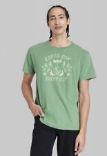 Earth Day Botanical Dyed Every Day Short Sleeve Shirt Original Use Fern Green L picture