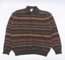 Vintage Edward Bryan Fair Isle Sweater Made In England Size XL picture