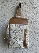 TOUS Kaos Icon Feminine Beige and multicolored Vinyl One Shoulder Backpack picture