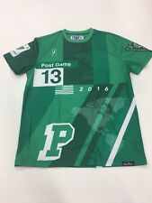 Post Game Green Premium Racing Tee Shirt Sample Men's Large Rare Nice New picture