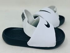 Nike Toddler Boy's Kawa Slingback Sandals White/Black #BV1094-100 Size:10 145K picture