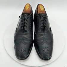 Church's English Premium Grade Men Size 8 D Black Leather Wingtip Dress Shoes picture