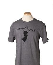 New Jersey Original NJ Garden State Outline USA Made Street OPS T-Shirt Gray picture