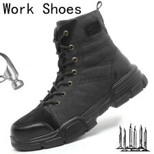 Mens Indestructible Work Boots Waterproof Safety Boots Anti-smash Steel Toe Boot picture