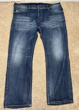 Diesel Industry Jeans 40x30 Actual WAYKEE Regular Straight Stretch Button Fly picture