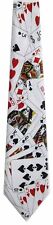 Men's Deck of Cards Gambling Casino Necktie - NWT picture
