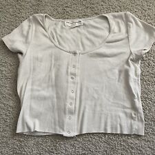 Project Social T Urban Outfitters Crop Top Cream Medium picture