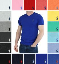 Polo Ralph Lauren Men's T-Shirt Classic Fit V-Neck Short Sleeve, 100% Cotton Tee picture
