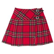 HM Scottish Mini Ladies Skirt Royal Stewart Tartan/Women Mini Skirt Kilt picture