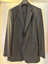 Men's Giorgio Armani Black Label First Line Suit 50r 40US/UK Dark Gray Suit picture