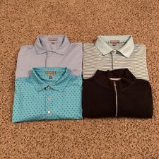 Lot Of 4 Peter Millar Mens Polo Shirt Multicolor Size XL Golf Summer Comfort picture