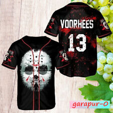 Personalized Name 13th Friday Jason Voorhees BASEBALL JERSEY SHIRT picture