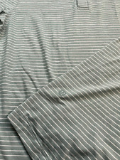 Lululemon Performance Polo Shirt Mens Small Striped Green White picture