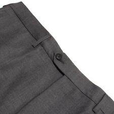 Caruso NWT Dress Pants Size 52 36 US In Solid Gray Superfine Wool picture