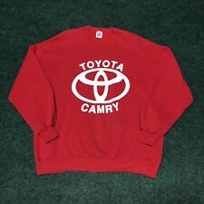 Vintage 90s Toyota Camry Crewneck Sweatshirt Men’s XL Red Jerzees Made In USA picture