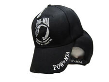 POW MIA POWMIA Prisoner of War Never Forgotten Embroidered Baseball Cap Hat picture