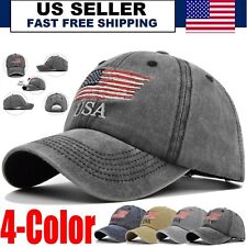 American US Flag Embroidered Low Profile USA Baseball Cap Adjustable Hat New USA picture