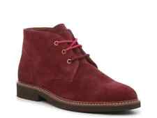 HUSH PUPPIES DETROIT CHUKKA BOOTS NEW MEN'S MANY SIZES WINE SUEDE picture