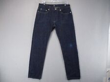 APC Jeans Mens 34 Blue Selvedge New Standard Classique Button Fly A.P.C. 35x33 * picture