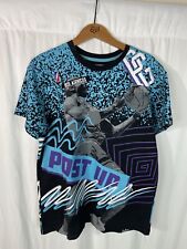 Vintage Post Game All Over Print Michal Jordan Tee Size XL MJ AOP picture