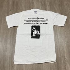 Vintage Lindsey Buckingham Shirt S 70s 80s Oakland Tribune Massive Birthday Tee picture