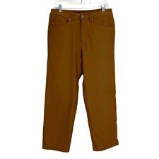 Lululemon Men's ABC Pants Relaxed Fit Ribbed Copper Brown Size 32 picture