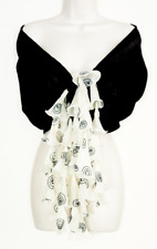 Hanging Tulips (Black and White) Women Scarf picture